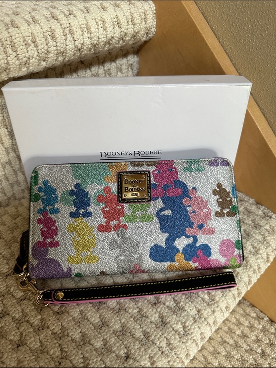 Dooney & Bourke Handbags - Dooney & Bourke Disney Mickey Mouse 10th Anniversary wallet wristlet